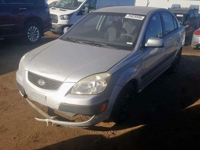 KNADE123086391916 - 2008 KIA RIO BASE  photo 2