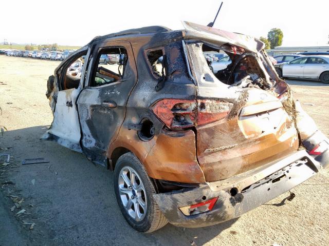 MAJ3P1TE6JC202045 - 2018 FORD ECOSPORT SE  photo 3