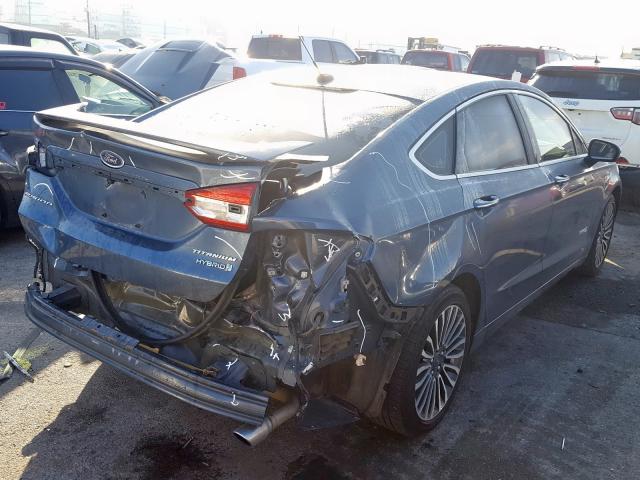 3FA6P0RU0JR141122 - 2018 FORD FUSION TITANIUM/PLATINUM HEV  photo 4