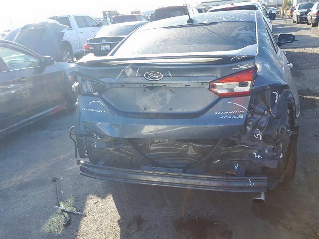 3FA6P0RU0JR141122 - 2018 FORD FUSION TITANIUM/PLATINUM HEV  photo 9