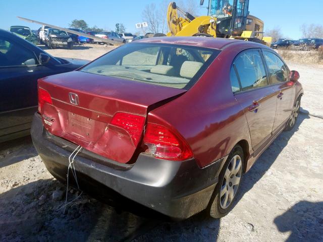 2HGFA16507H511943 - 2007 HONDA CIVIC LX  photo 4