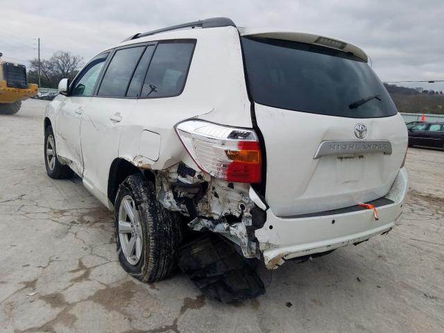 5TDZK3EH3AS010196 - 2010 TOYOTA HIGHLANDER  photo 3