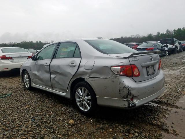 1NXBU4EE9AZ336924 - 2010 TOYOTA COROLLA BASE  photo 3