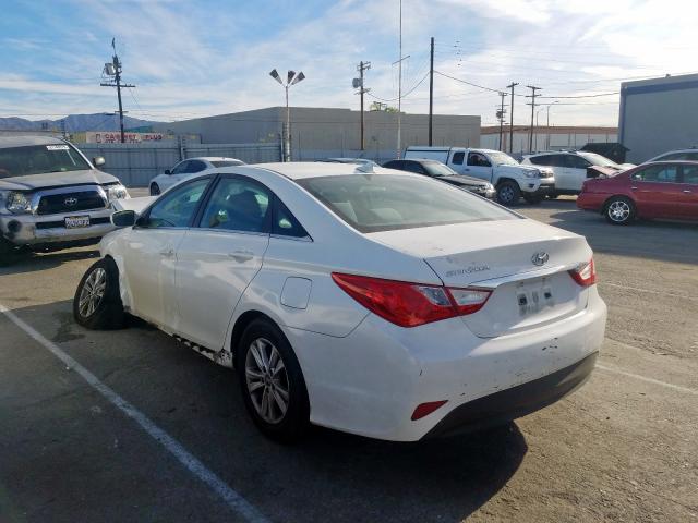 5NPEB4AC1EH833056 - 2014 HYUNDAI SONATA GLS  photo 3