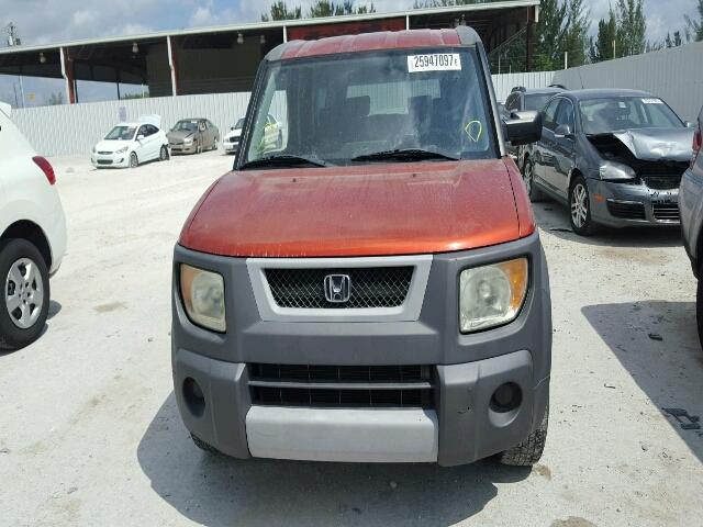 5J6YH18563L012345 - 2003 HONDA ELEMENT EX ORANGE photo 9