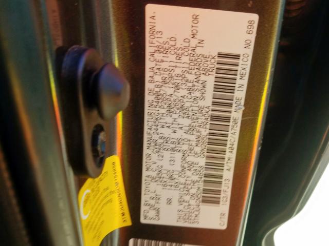 3TMJU4GN5DM154658 - 2013 TOYOTA TACOMA DOUBLE CAB PRERUNNER  photo 10