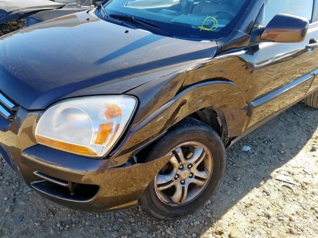 KNDJF723377377782 - 2007 KIA SPORTAGE EX  photo 9