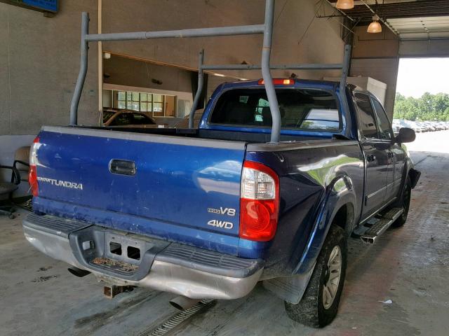 5TBDT44185S475900 - 2005 TOYOTA TUNDRA DOUBLE CAB SR5  photo 4