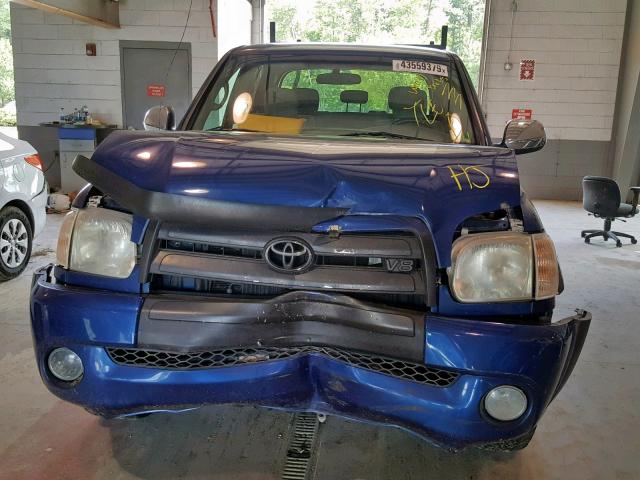5TBDT44185S475900 - 2005 TOYOTA TUNDRA DOUBLE CAB SR5  photo 9