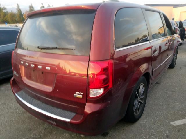 2C4RDGCG0HR677208 - 2017 DODGE GRAND CARAVAN SXT  photo 4