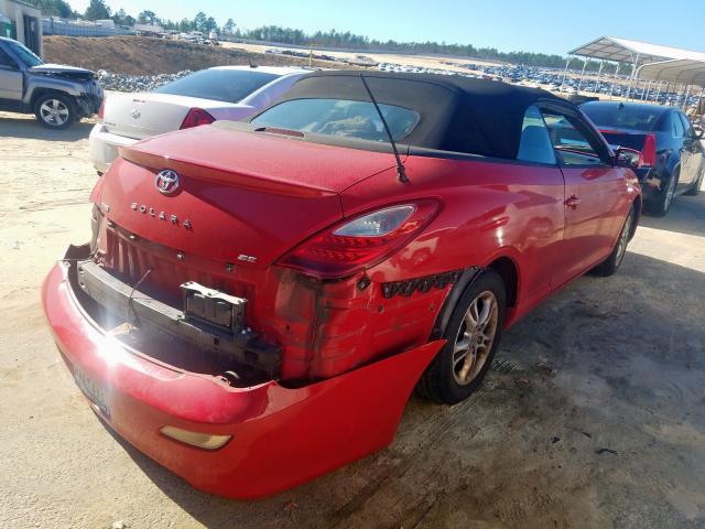 4T1FA38P27U133061 - 2007 TOYOTA CAMRY SOLARA SE  photo 4