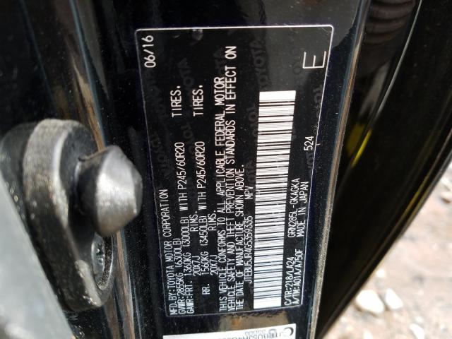 JTEBU5JR4G5359335 - 2016 TOYOTA 4RUNNER SR5/SR5 PREMIUM  照片 10