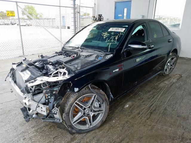 55SWF6EB8LU323643 - 2020 MERCEDES-BENZ C 43 AMG  photo 2