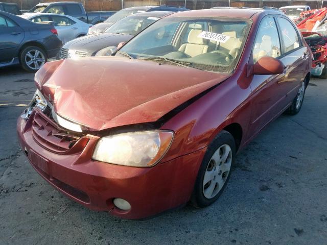 KNAFE121955119826 - 2005 KIA SPECTRA LX  photo 2