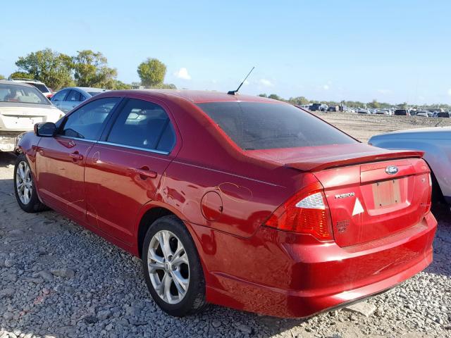 3FAHP0HAXCR406647 - 2012 FORD FUSION SE  photo 3