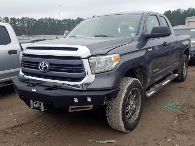 5TFUW5F15EX377113 - 2014 TOYOTA TUNDRA DOUBLE CAB SR/SR5  photo 2