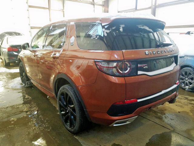 SALCR2GX1KH795753 - 2019 LAND ROVER DISCOVERY SPORT HSE DYNAMIC  photo 3