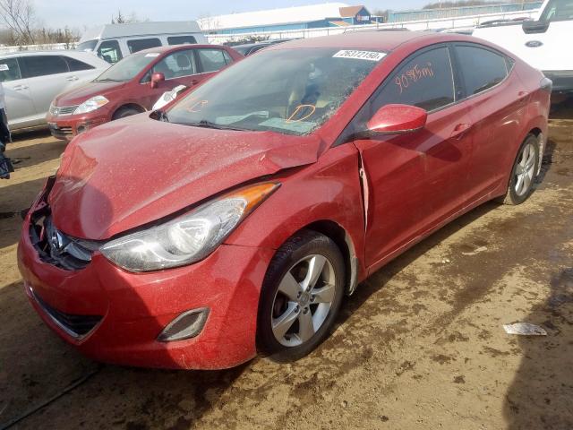 KMHDH4AE4DU951873 - 2013 HYUNDAI ELANTRA GLS  photo 2