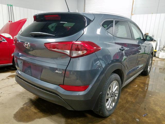 KM8J3CA48HU350703 - 2017 HYUNDAI TUCSON LIMITED  photo 4