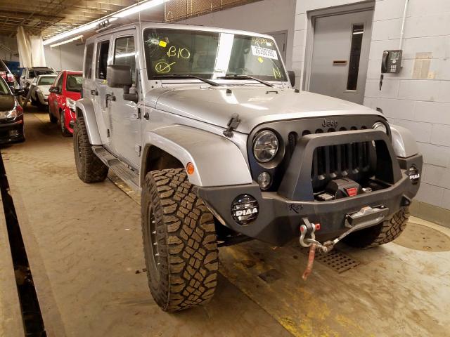 1C4HJWEG3EL105100 - 2014 JEEP WRANGLER UNLIMITED SAHARA  photo 1