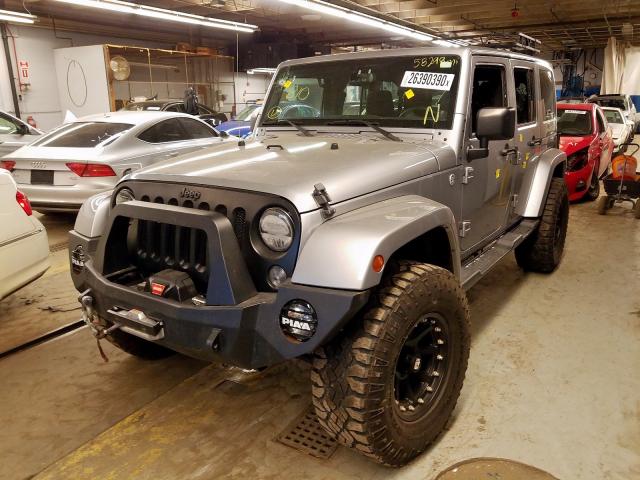 1C4HJWEG3EL105100 - 2014 JEEP WRANGLER UNLIMITED SAHARA  ფოტო 2
