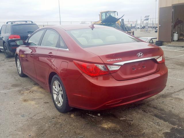 5NPEB4AC9DH726447 - 2013 HYUNDAI SONATA GLS  photo 3