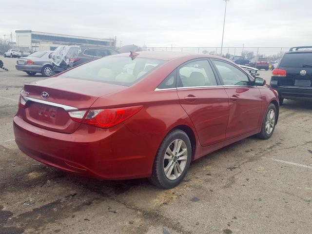 5NPEB4AC9DH726447 - 2013 HYUNDAI SONATA GLS  photo 4