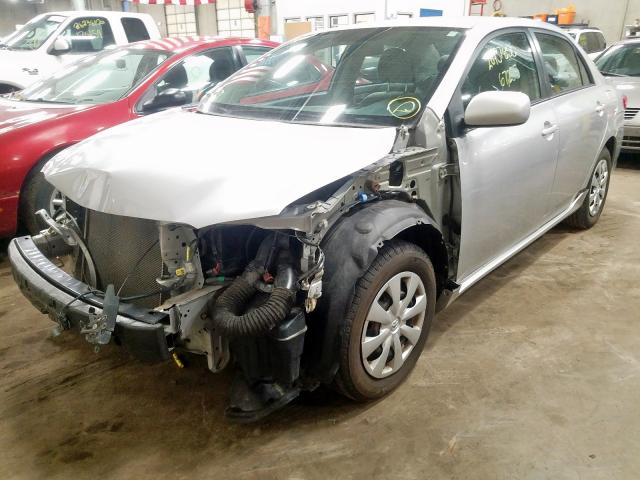 2T1BU4EE2BC735130 - 2011 TOYOTA COROLLA BASE  photo 2