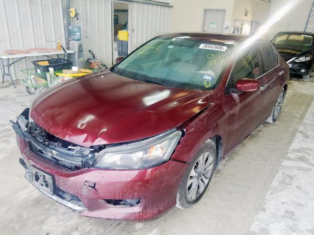 1HGCR2F34EA062147 - 2014 HONDA ACCORD LX  photo 2