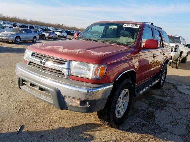 JT3GN86RX10186642 - 2001 TOYOTA 4RUNNER SR5  photo 2