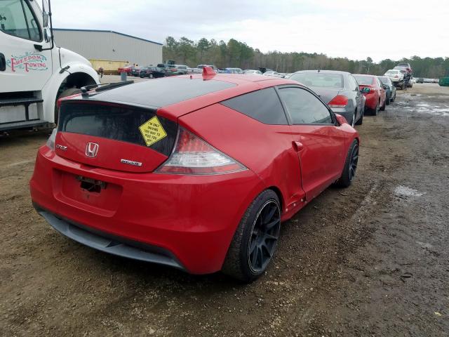 JHMZF1C69BS016098 - 2011 HONDA CR-Z EX  photo 4