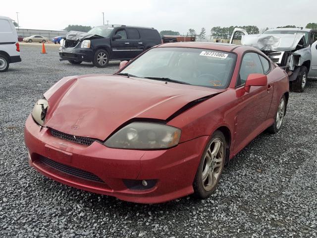 KMHHN65F06U207313 - 2006 HYUNDAI TIBURON GT  photo 2