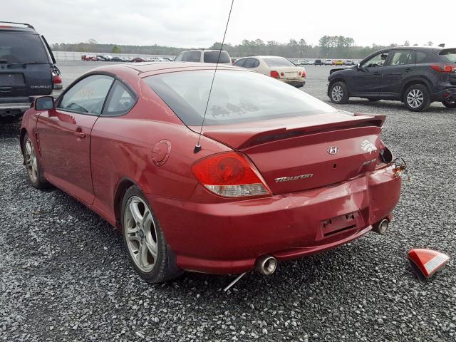 KMHHN65F06U207313 - 2006 HYUNDAI TIBURON GT  photo 3