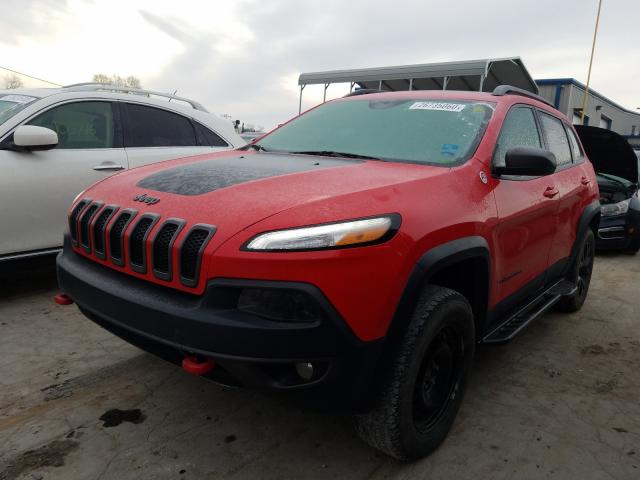 1C4PJMBS7HW651572 - 2017 JEEP CHEROKEE TRAILHAWK  photo 2