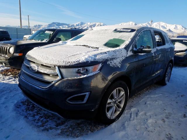 2FMTK3J89FBB05992 - 2015 FORD EDGE SEL  photo 2