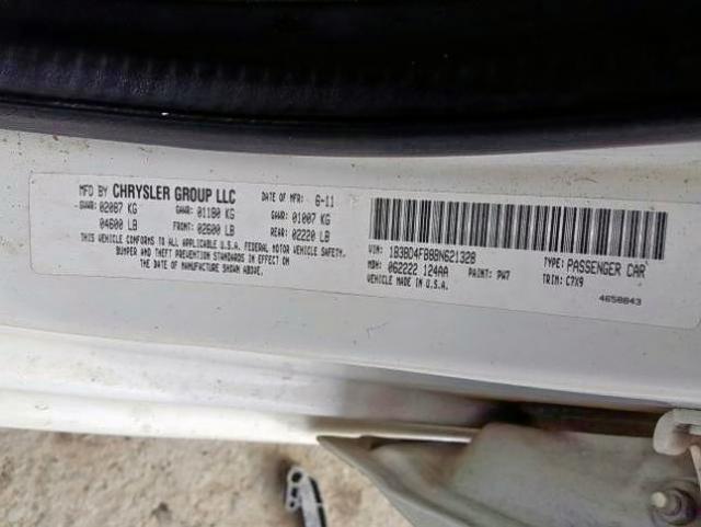 1B3BD4FB8BN621328 - 2011 DODGE AVENGER EXPRESS  照片 10