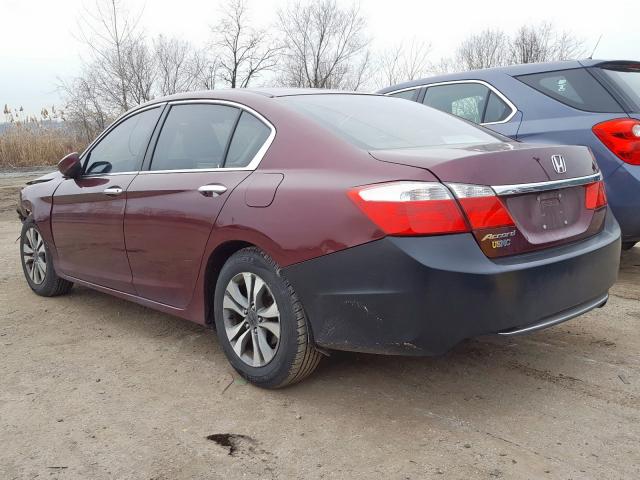 1HGCR2F33EA113606 - 2014 HONDA ACCORD LX  photo 3