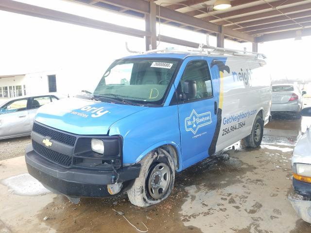 1GCWGFCF6F1249074 - 2015 CHEVROLET EXPRESS G2500  photo 2