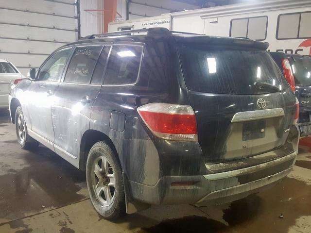 5TDBK3EH9DS185204 - 2013 TOYOTA HIGHLANDER BASE  photo 3