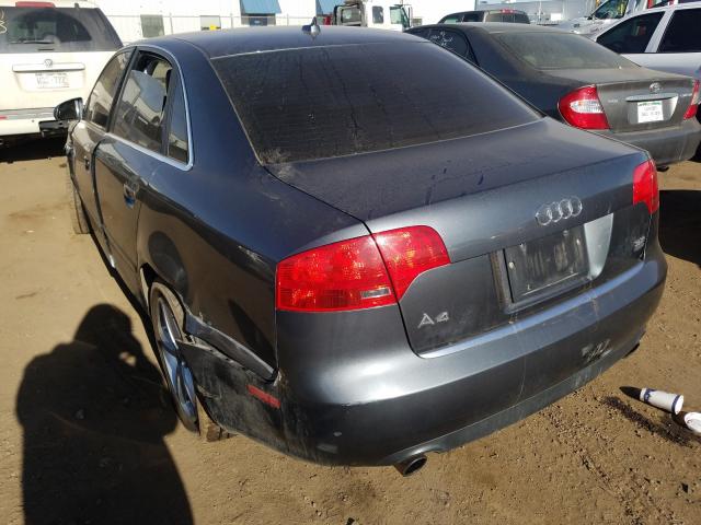 WAUDH78E37A177484 - 2007 AUDI A4 3.2 QUATTRO  photo 3