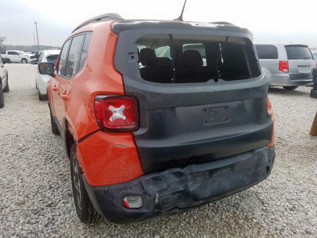 ZACCJAAB6HPE78512 - 2017 JEEP RENEGADE SPORT  լուսանկար 3