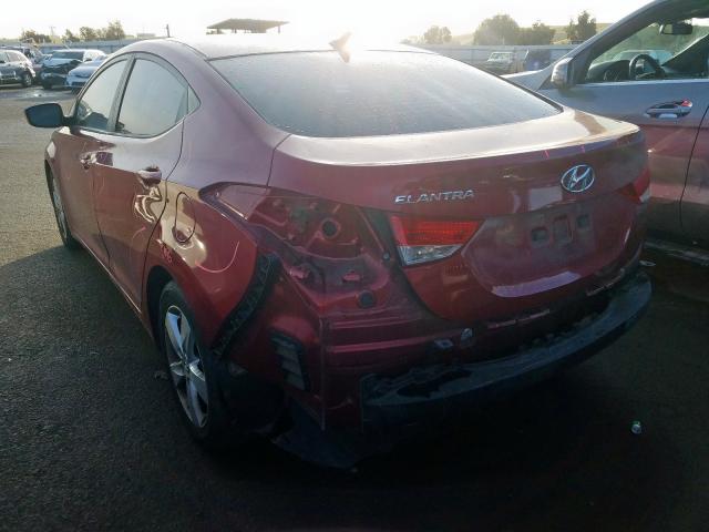 5NPDH4AE9DH435846 - 2013 HYUNDAI ELANTRA GLS  photo 3