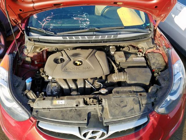 5NPDH4AE9DH435846 - 2013 HYUNDAI ELANTRA GLS  photo 7