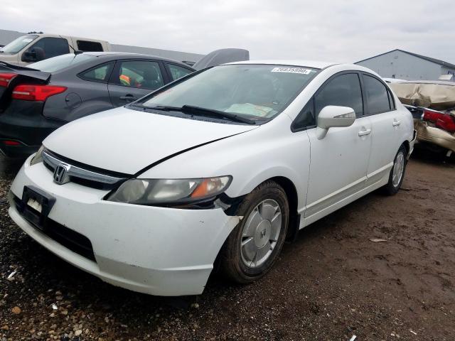 JHMFA36286S028318 - 2006 HONDA CIVIC HYBRID  photo 2