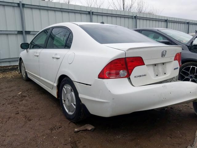 JHMFA36286S028318 - 2006 HONDA CIVIC HYBRID  photo 3