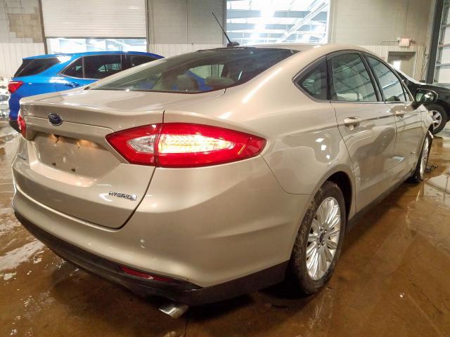 3FA6P0UU9GR194093 - 2016 FORD FUSION S HYBRID  photo 4