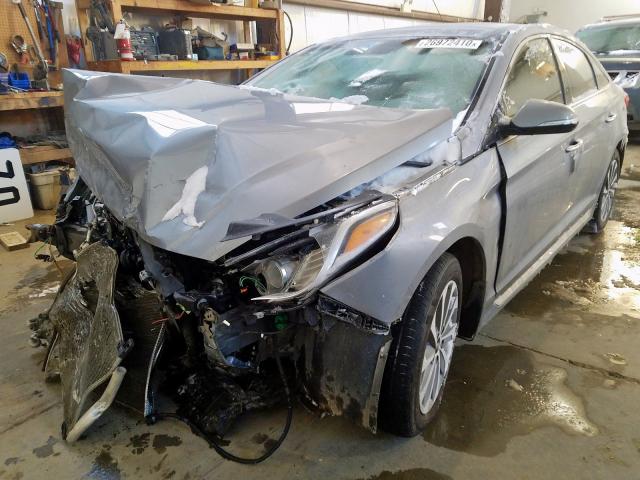 5NPE34AF3GH396851 - 2016 HYUNDAI SONATA SPORT  Foto 2