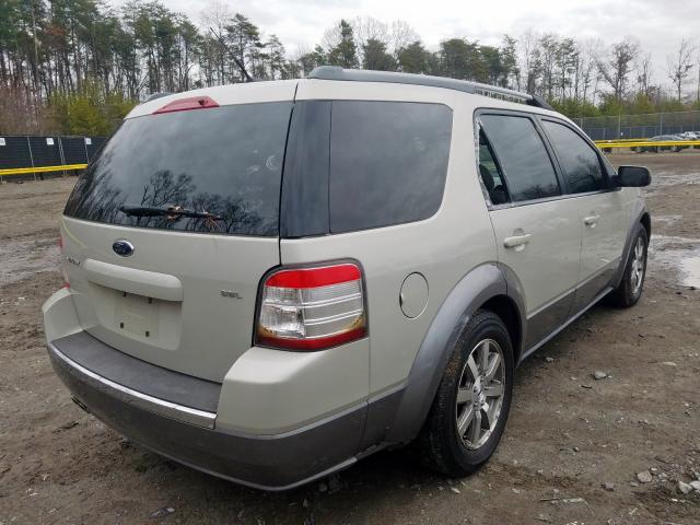 1FMDK02W68GA23536 - 2008 FORD TAURUS X SEL  photo 4