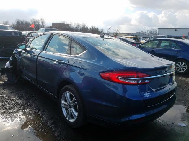 3FA6P0HDXJR228107 - 2018 FORD FUSION SE  photo 3