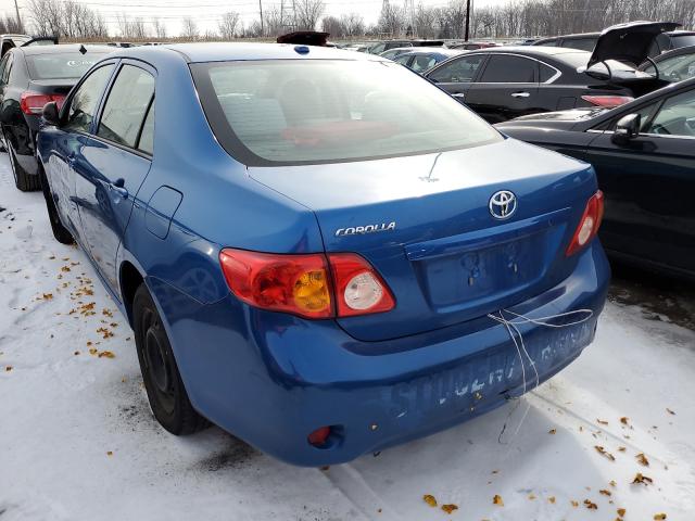 2T1BU4EE4AC311608 - 2010 TOYOTA COROLLA BASE  foto 3